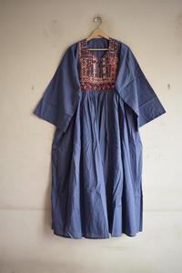 Vestido Maxi Afgano de Algodón 100% para Mujer al por Mayor |   Caftán Étnico Bordado a Mano |   Cintura Natural Ecológica OEM/ODM - Product Image 6