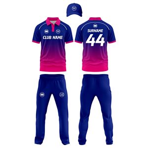Fournisseur d'uniformes de cricket personnalisés OEM, ensemble maillot et pantalon de cricket par sublimation, fabricant professionnel de vêtements d'équipe, vente en gros - Product Image 1
