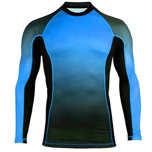 Gym Running Training Workout Tight Fit Fitness Stretch Sportswear <b>Shirt</b> <b>Custom</b> Logo Men's Quick Dry <b>Compression</b> <b>Shirt</b> - Product Image 1