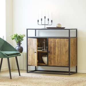 Aparador Vandana Radiant Novara en metal y madera de mango de Marcel - Product Image 3
