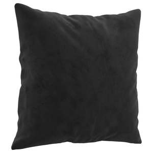 Coussin décoratif en velours noir 100% polyester 15,7 x 15,7 pouces - Product Image 3