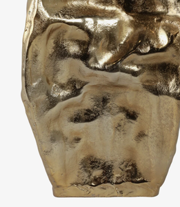 Florero de metal artesanal tradicional indio para decoración espiritual de interiores o arreglos florales para espacios sagrados - Product Image 3