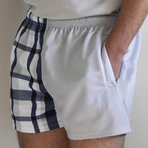 Pantalones cortos de baloncesto y ciclismo de malla de poliéster de doble capa, color verde oliva, con logotipo bordado personalizado, sublimados, para hombre, en venta. - Product Image 5