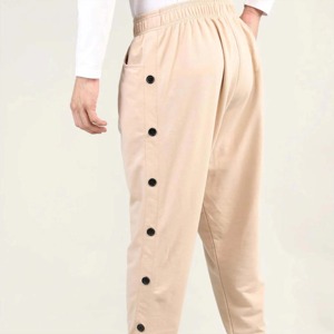 Premium Quality Casual Men's Canvas <b>Joggers</b> Trousers Breathable Eco-Friendly Sweatpants Spandex/<b>Polyester</b> Elastic Waist Custom - Product Image 4