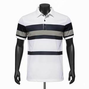 Camiseta de Manga Corta para Hombre de Alta Calidad, Personalizada, Verano, Casual, Diseño Sólido, Transpirable, Tejido de Spandex/Algodón, con Bolsillo - Product Image 1
