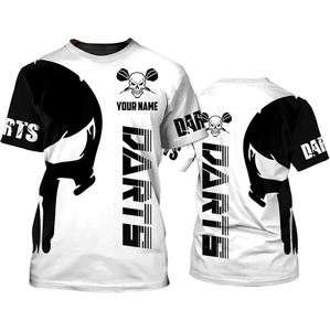 Camisetas Gráficas de Moda con Diseño de Dardos, Camisetas Deportivas con Nombre de Equipo Personalizado, Impresión 3D, Uniformes de Equipo de Verano de Gran Tamaño - Product Image 4