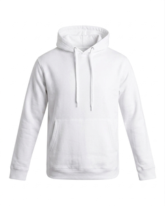 Sweat-shirt polaire basique premium d'hiver avec capuche à cordon de serrage et poche kangourou, pour le travail et les loisirs, personnalisable avec logo privé - Product Image 2