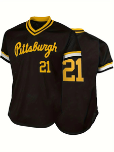 Pakistan Manufacturer Baseball Jersey Button <b>Down</b> Baseball Jersey Solid Color Baseball Jersey - Product Image 3