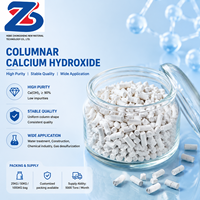 Granulés d'hydroxyde de calcium absorbant le CO2, chaux hydratée blanche en cylindres pour applications de purification de gaz