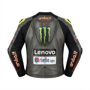 Men’s Cowhide Leather <b>Racing</b> <b>Jacket</b>/Chaqueta MotoCP Style CE Level 2 Armor Motorcycle Track Riding Protective Gear CE - Product Image 2