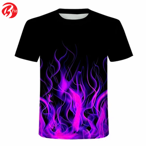 Unique Style Street Casual Best Quality Round Neck Mens Clothing Print New Arrival T-<b>shirt</b> - Product Image 3