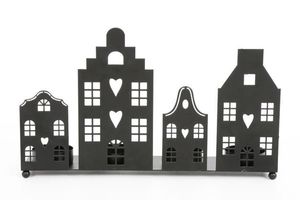 โคมไฟรูปทรงบ้านหลากสีสไตล์โบราณ งานฝีมือตกแต่งแบบดั้งเดิม - Product Image 3
