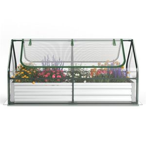 Mini Silver Garden Bed for Small Gardens or Indoor Greenhouses - Product Image 4