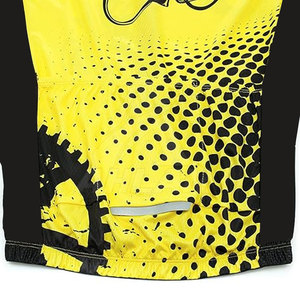 Maillot de cyclisme léger et performant, tissu à séchage rapide, idéal pour les sorties estivales - Product Image 4