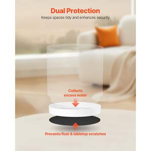 Pot de fleurs cylindrique moderne de 12 pouces, antidérapant, pour intérieur et extérieur, décorations d'arbres, trous de drainage, soucoupe amovible - Product Image 5