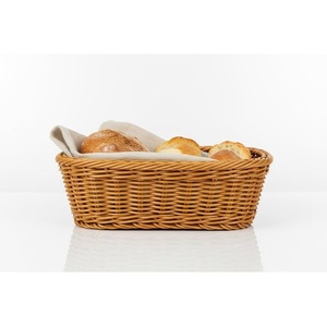 Handmade Simple Style Handwoven Wicker Basket for Bread Fruit Storage <b>Breakfast</b> Table Organizer Wholesale Indian Cheap Price - Product Image 4