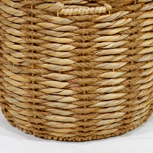Eco Friendly Water Hyacinth Woven Multifunctional <b>Storage</b> Baskets Handmade Organizer for <b>Storage</b> - Product Image 6