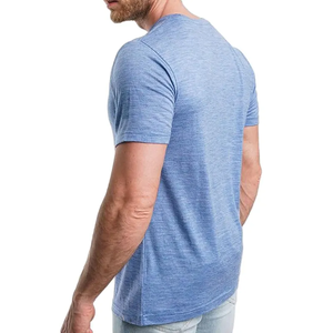 Camiseta Deportiva Ligera y Suave para Hombre, 100% Poliéster, para Gimnasio, Entrenamiento, Uso en Exteriores, Ecológica, Venta al Por Mayor - Product Image 3
