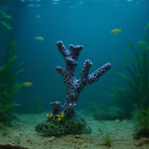 Roca Decorativa de Resina Coralina Yommy de 7cm para Acuario - Product Image 3