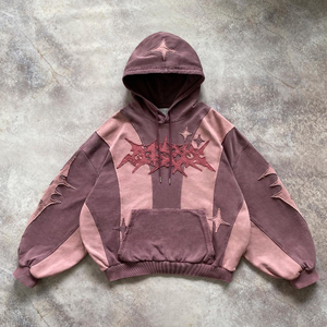 Sweat à capuche pour femmes, nouveau style, design unique, couleur unie, col à capuche décontracté pour les saisons d'automne et d'hiver - Product Image 6