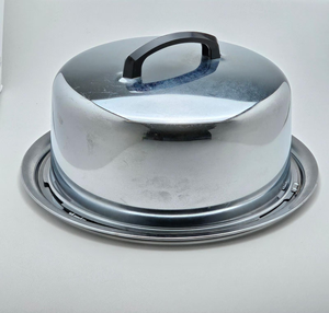 Couvre-plat en acier inoxydable pour steak, style occidental, avec poignée, fournisseur en gros - Product Image 4