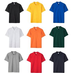 230gsm 100% algodón Unisex uniforme corporativo OEM venta al por mayor transpirable ropa de oficina de manga corta Polo de Golf para hombres y mujeres - Product Image 4