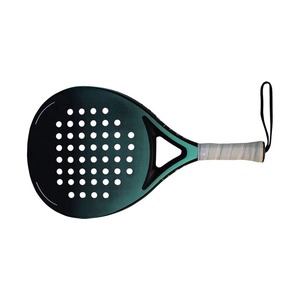 Raquette de paddle professionnelle en carbone intégral, livrée directement d'usine, avec filet en fibre personnalisé, légère, antidérapante, confortable et de haute qualité. - Product Image 2