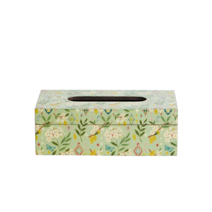 AZ ENTERPRISES Boîte à mouchoirs décorative en MDF imprimé Meena, support en bois écologique pour mouchoirs, distributeur de mouchoirs de table - Product Image 6
