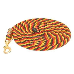 Cuerda para Caballos de Algodón, Gruesa, Resistente, Inofensiva, con Gancho de Seguridad Dorado y Plateado - Product Image 2