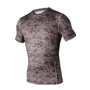 เสื้อรัดรูปออกกำลังกาย ระบายอากาศ แห้งเร็ว พร้อมสีที่กำหนดเองได้ สำหรับผู้ชาย เสื้อรัดรูป กางเกงรัดรูป เสื้อกล้ามรัดรูป - Product Image 3