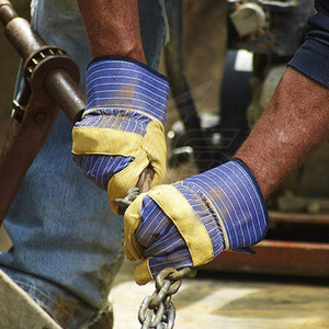 Leather Made Custom Design Breathable Daily Use Safety <b>Gloves</b> with Cotton Lining Lightweight and <b>Touchscreen</b> Compatible - Product Image 6