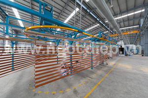 โพรไฟล์อลูมิเนียมซีรีย์6000คุณภาพสูงพร้อมพิมพ์ลายไม้ท่อกลวงสี่เหลี่ยมทำจากอลูมิเนียมทนทาน - Product Image 5