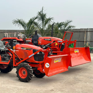 Accessoire de bulldozer Ashok Metal Works pour tracteur Massey Ferguson 50HP+ 4WD, longueur 8 pieds 6 pouces, hauteur de levage 30 pouces, système hydraulique - Product Image 1