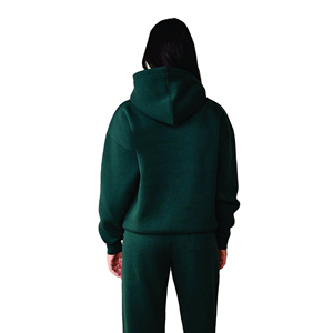<b>Women</b> Cotton <b>Fleece</b> Sweatsuit Two Piece Set Hoodie and <b>Jogger</b> Soft Warm Casual Sports Wear Fitness Training Daily Wear Custom - Product Image 2