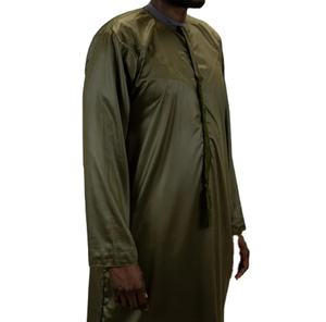 Bonne qualité nouveau thobe émirati à la mode pour hommes respirant taux de gros Logo personnalisé islamique Jubba musulman prière thobe - Product Image 1