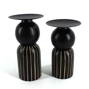 Portavelas de Madera Hecho a Mano de Primera Calidad, Elegante Soporte para Linterna y Frascos de RR Enterprises India para Decoración de Primera Clase - Product Image 4