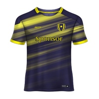 Maßgeschneidertes 25/26 Neue Saison Atmungsaktives Bedrucktes Rundhals 100% Polyester Fußballtrikot-Set Uniform Fans/Spieler OEM-Service