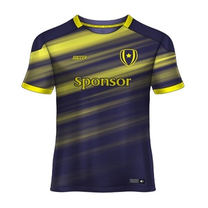 ชุดเสื้อฟุตบอลพิมพ์ลายระบายอากาศ รุ่นใหม่ ฤดูกาล 25/26 สำหรับแฟนบอล/นักเตะ บริการ OEM น้ำหนักเบา แห้งเร็ว - Product Image 4
