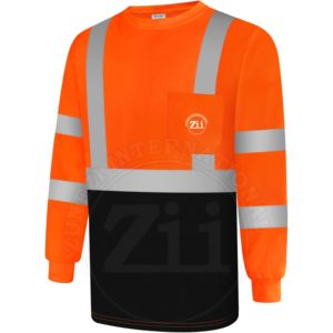 Nouvelle arrivée : Chemise de sécurité personnalisée haute visibilité, réfléchissante, ignifuge, conforme à la norme ANSI Classe 1, imperméable, avec LED clignotante, respirante et confortable (lot de deux) - Product Image 1
