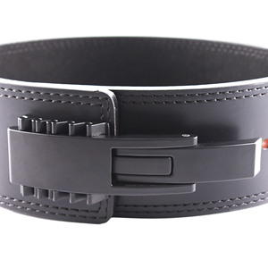 Customizable Logo Cowhide Leather Power Lifting Weight Lifting Gym Training Equipment Professional <b>Belt</b> - Product Image 2