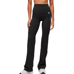 High Waisted Black Flare <b>Yoga</b> <b>Pants</b> Women <b>Bootcut</b> Gym Leggings Wide Leg Workout Tights Soft Tummy Control Sportswear Custom - Product Image 1