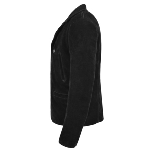 Veste en daim de vache 100% authentique sur mesure pour homme, blazer classique à col, couleurs personnalisées, marque privée, fabricant en gros - Product Image 2