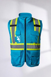 Gilet de sécurité de travail léger et durable pour hommes, gilet de protection pour les travaux de sécurité - Product Image 4