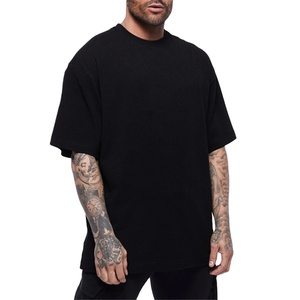 Camiseta personalizada de gran tamaño para hombre, camiseta de hip-hop para gimnasio, ropa de calle de malla de secado rápido, Camiseta deportiva, tela de punto transpirable, diseño ligero - Product Image 3