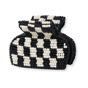 Accesorios para el Cabello con Lazo de Tela de Algodón Hechos a Mano, con Diseño de Cuentas Bordadas, para Mujeres y Niñas, Pinza para el Cabello Elegante, Estilo Indio - Product Image 4