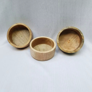 ชามไม้ดีไซน์พรีเมียม ชามไม้มะม่วง ชามไม้กระถิน ชามไม้ ชามสลัด ชามเสิร์ฟ ภาชนะบนโต๊ะอาหาร ราคาขายส่งจากโรงงาน - Product Image 1