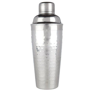 Shaker à cocktails tendance en acier inoxydable avec base perlée et couvercle conique pour barware, shaker à cocktails fait main - Product Image 5