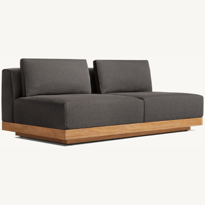 Furniture <b>for</b> the living room a <b>sofa</b> <b>for</b> two people to sit on made of soft durable foam with <b>legs</b> made of good quality teak wood - Product Image 4