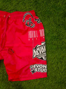 High Street Fashion Pantalones cortos de malla de diseñador para hombre Logotipo personalizado Tallas grandes Pantalones cortos deportivos casuales Impresión digital sólida Antiarrugas - Product Image 2