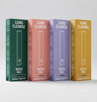 Diffusore di Erbe Menta e Timo con Estratto di Verbasco per Detox Polmonare e Relax, Confezione Personalizzata